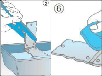 Immersione della cerniera in olio minerale